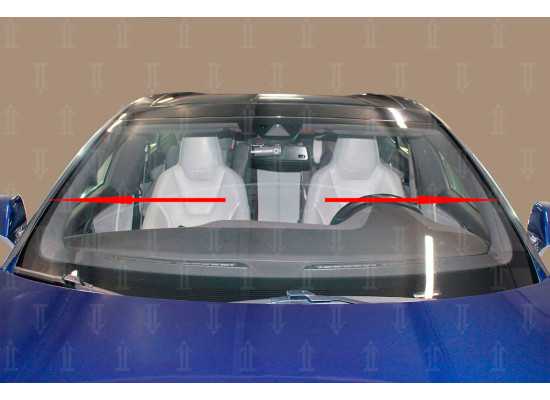 Дефлектор лобового стекла Стандарт - TESLA MODEL S 2012-2024г.в. (I, I рестайлинг)