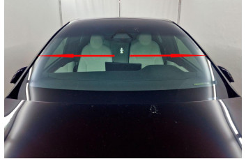 Дефлектор лобового стекла Стандарт - TESLA MODEL X 2015-2024г.в. (I, I рестайлинг)