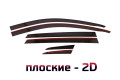 2D Дефлектор окон -  EXEED LX 2017-2024г.в. (I,I рестайлинг)