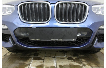 Защита радиатора - BMW X3 (G01) (20i/20d/30d AT Base) 2017-2021 г.в. (III)