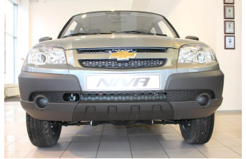 Защита радиатора - CHEVROLET NIVA (GLC/GLS)  2009-2020г.в. (I рестайлинг) 