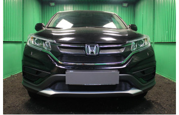 Защита радиатора - HONDA CR-V (2.0) 2015-2016г.в. (IV рестайлинг) 