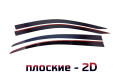 2D Дефлектор окон - HONDA ACCORD 2012-2015г.в. (IX, IX рестайлинг)
