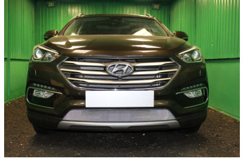 Защита радиатора - HYUNDAI SANTA FE 2015-2019г.в. (III рестайлинг)