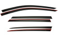 2D Дефлектор окон - HONGQI E-HS9 2022-2024г.в. (I)