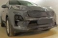 Защита радиатора - KIA SPORTAGE (BLACK EDITION) 2020-2024г.в. (IV рестайлинг) 