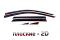 2D Дефлектор окон - HONGQI HS5 2018-2023г.в. (I, I рестайлинг)