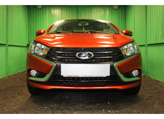Защита радиатора - LADA VESTA 2015-2024г.в. (I) Защита радиатора - LADA VESTA 2015-2024г.в. (I)