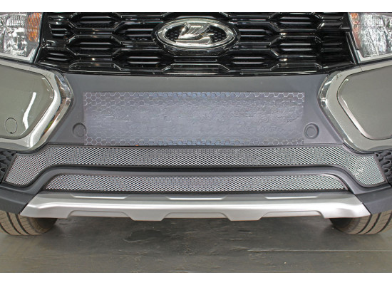 Защита радиатора - LADA LARGUS CROSS 2021-2024г.в. (I рестайлинг) Защита радиатора - LADA LARGUS CROSS 2021-2024г.в. (I рестайлинг)