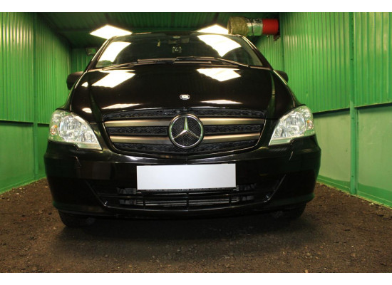 Защита радиатора - MERCEDES-BENZ VITO (W639) 2010-2014г.в. (II) Защита радиатора - MERCEDES-BENZ VITO (W639) 2010-2014г.в. (II)