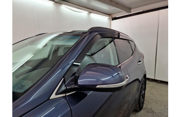 2D Дефлектор окон - HYUNDAI SANTA FE 2012-2019г.в. (III, III рестайлинг)