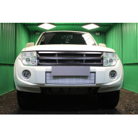 Защита радиатора - MITSUBISHI PAJERO 2011-2014г.в. (IV рестайлинг)