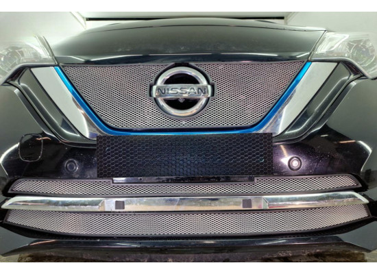 Защита радиатора - NISSAN NOTE (Medalist X) 2016-2020г.в. (II рестайлинг) Защита радиатора - NISSAN NOTE (Medalist X) 2016-2020г.в. (II рестайлинг)