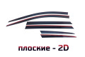 2D Дефлектор окон - HYUNDAI SANTA FE 2018-2022г.в. (IV, IV рестайлинг)