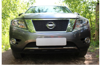 Защита радиатора - NISSAN PATHFINDER 2014-2017г.в. (IV)