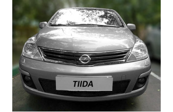 Защита радиатора - NISSAN TIIDA 2010-2014г.в. (I рестайлинг)