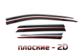 2D Дефлектор окон - HYUNDAI TUCSON 2020-2025г.в. (IV, IV рестайлинг)