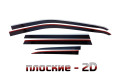 2D Дефлектор окон - JEEP COMPASS 2016-2024г.в. (II, II рестайлинг)