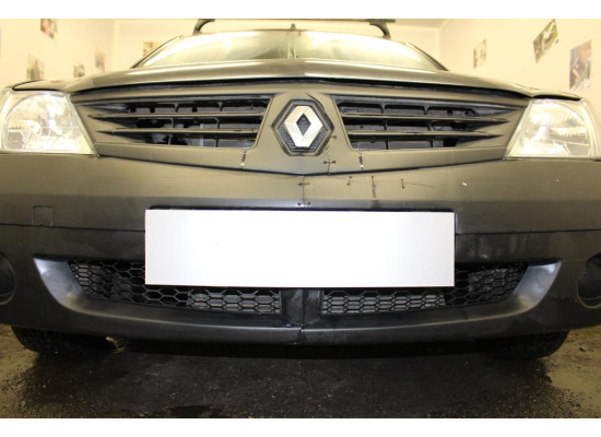 Защита радиатора - RENAULT LOGAN 2004-2009г.в. (I) Защита радиатора - RENAULT LOGAN 2004-2009г.в. (I)