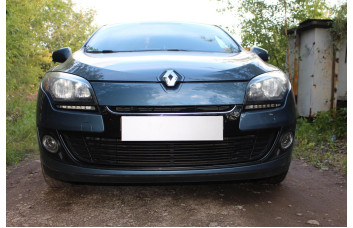Защита радиатора - RENAULT MEGANE 2012-2014г.в. (III рестайлинг) 