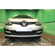 Защита радиатора - RENAULT MEGANE 2014-2016г.в. (III рестайлинг-2) 