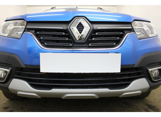 Защита радиатора - RENAULT SANDERO STEPWAY 2018-2022г.в. (II рестайлинг) Защита радиатора - RENAULT SANDERO STEPWAY 2018-2022г.в. (II рестайлинг)