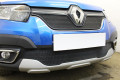 Защита радиатора - RENAULT SANDERO STEPWAY 2018-2022г.в. (II рестайлинг) Защита радиатора - RENAULT SANDERO STEPWAY 2018-2022г.в. (II рестайлинг)