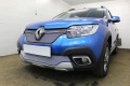 Защита радиатора - RENAULT SANDERO STEPWAY 2018-2022г.в. (II рестайлинг) Защита радиатора - RENAULT SANDERO STEPWAY 2018-2022г.в. (II рестайлинг)
