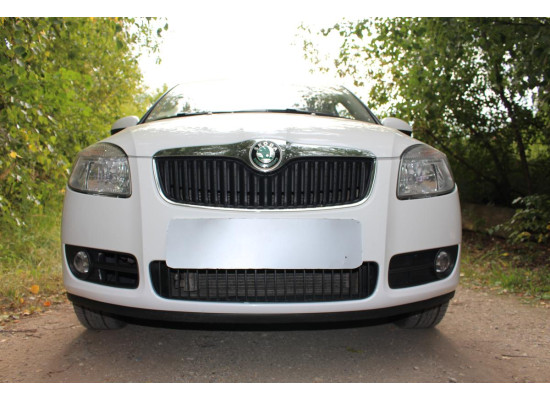 Защита радиатора - SKODA FABIA 2007-2010г.в. (II) Защита радиатора - SKODA FABIA 2007-2010г.в. (II)
