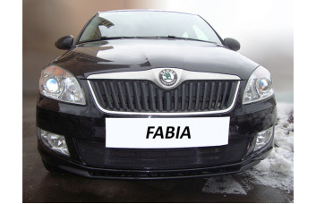 Защита радиатора - SKODA FABIA 2010-2015г.в. (II рестайлинг)