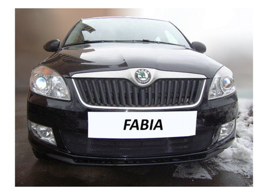 Защита радиатора - SKODA FABIA 2010-2015г.в. (II рестайлинг) Защита радиатора - SKODA FABIA 2010-2015г.в. (II рестайлинг)
