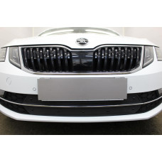 Защита радиатора - SKODA OCTAVIA A7 2017-2020г.в. (III рестайлинг) 