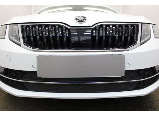 Защита радиатора - SKODA OCTAVIA A7 2017-2020г.в. (III рестайлинг) Защита радиатора - SKODA OCTAVIA A7 2017-2020г.в. (III рестайлинг)