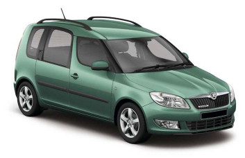 Защита радиатора - SKODA ROOMSTER 2010-2015г.в. (I рестайлинг) 