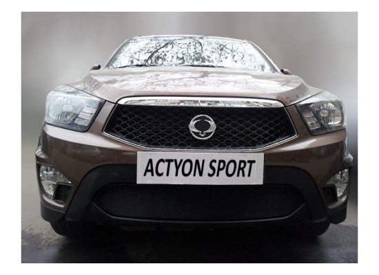 Защита радиатора - SSANGYONG ACTYON SPORT 2012-2016г.в. (II) Защита радиатора - SSANGYONG ACTYON SPORT 2012-2016г.в. (II)