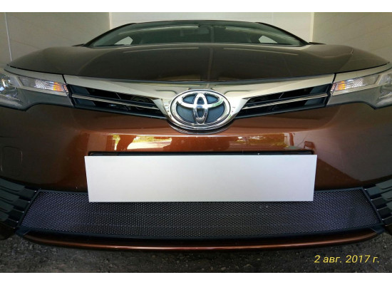 Защита радиатора - TOYOTA COROLLA (E160, E170) 2015-2019г.в. (XI рестайлинг) Защита радиатора - TOYOTA COROLLA (E160, E170) 2015-2019г.в. (XI рестайлинг)