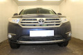Защита радиатора - TOYOTA HIGHLANDER (U40) 2010-2013г.в. (II рестайлинг) Защита радиатора - TOYOTA HIGHLANDER (U40) 2010-2013г.в. (II рестайлинг)