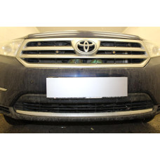 Защита радиатора - TOYOTA HIGHLANDER (U40) 2010-2013г.в. (II рестайлинг)  