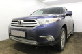 Защита радиатора - TOYOTA HIGHLANDER (U40) 2010-2013г.в. (II рестайлинг) Защита радиатора - TOYOTA HIGHLANDER (U40) 2010-2013г.в. (II рестайлинг)