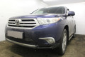 Защита радиатора - TOYOTA HIGHLANDER (U40) 2010-2013г.в. (II рестайлинг) Защита радиатора - TOYOTA HIGHLANDER (U40) 2010-2013г.в. (II рестайлинг)