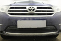 Защита радиатора - TOYOTA HIGHLANDER (U40) 2010-2013г.в. (II рестайлинг) Защита радиатора - TOYOTA HIGHLANDER (U40) 2010-2013г.в. (II рестайлинг)