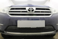 Защита радиатора - TOYOTA HIGHLANDER (U40) 2010-2013г.в. (II рестайлинг) Защита радиатора - TOYOTA HIGHLANDER (U40) 2010-2013г.в. (II рестайлинг)