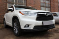Защита радиатора - TOYOTA HIGHLANDER (U50) 2013-2016г.в. (III) Защита радиатора - TOYOTA HIGHLANDER (U50) 2013-2016г.в. (III)