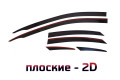 2D Дефлектор окон - KIA CERATO 2018-2024г.в. (IV,IV рестайлинг)