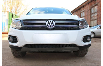 Защита радиатора -  VOLKSWAGEN TIGUAN (Track & Field) 2011-2016г.в. (I рестайлинг) 