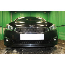 Защита радиатора - KIA CEED 2015-2018г.в. (II рестайлинг) (Comfort, Classic)