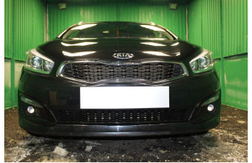 Защита радиатора - KIA CEED 2015-2018г.в. (II рестайлинг) (Comfort, Classic)