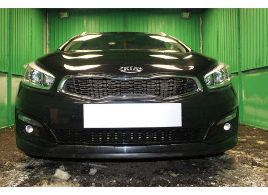 Защита радиатора - KIA CEED 2015-2018г.в. (II рестайлинг) (Comfort, Classic) Защита радиатора - KIA CEED 2015-2018г.в. (II рестайлинг) (Comfort, Classic)