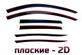 2D Дефлектор окон - KIA OPTIMA 2016-2020г.в. (IV, IV рестайлинг)