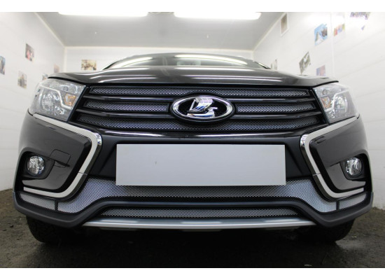 Защита радиатора - LADA VESTA CROSS 2017-2024г.в. (I) Защита радиатора - LADA VESTA CROSS 2017-2024г.в. (I)